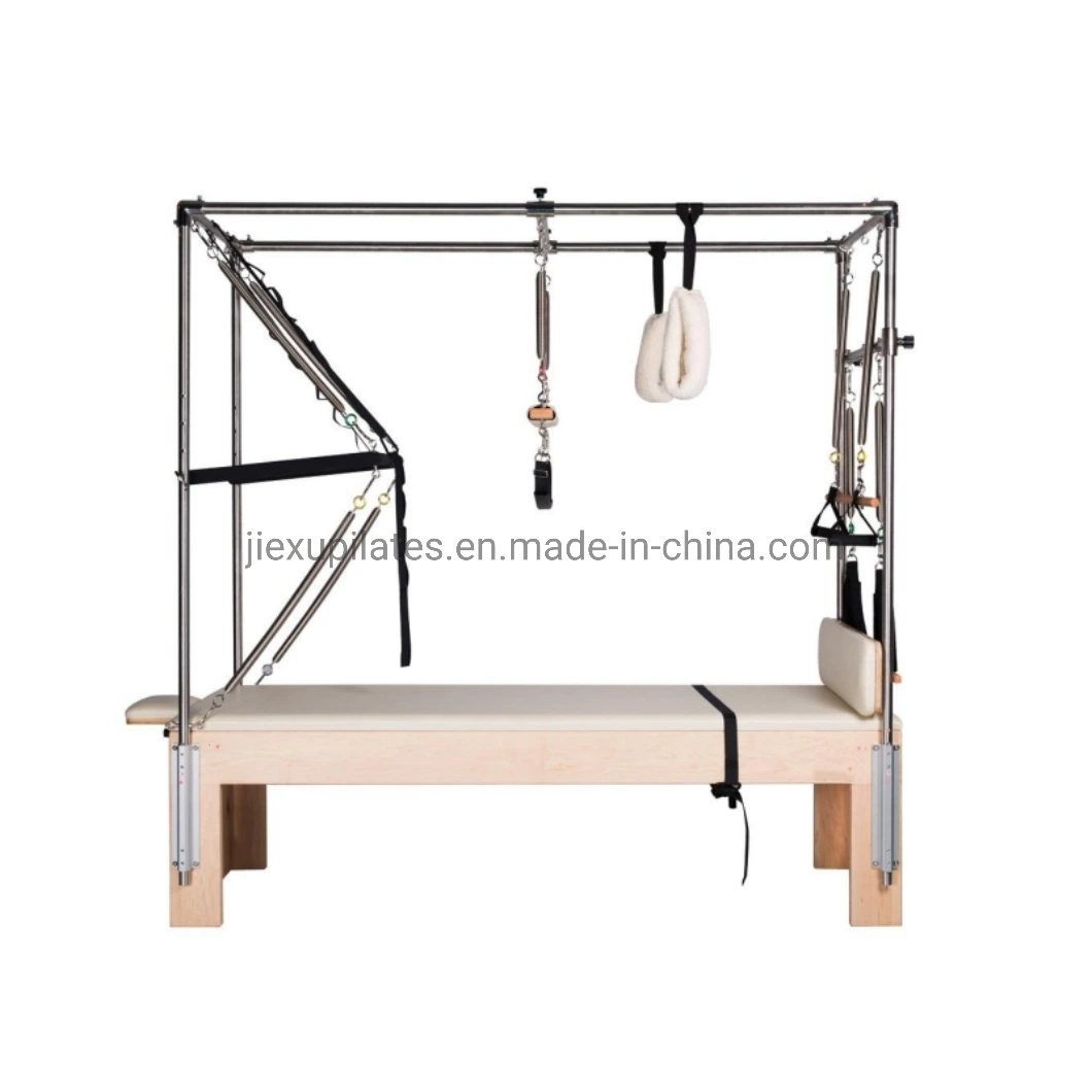Yoga Reformer Pilates Reformer Equipment Maple Wood Cadillac Bed Pilates for Studio and Home