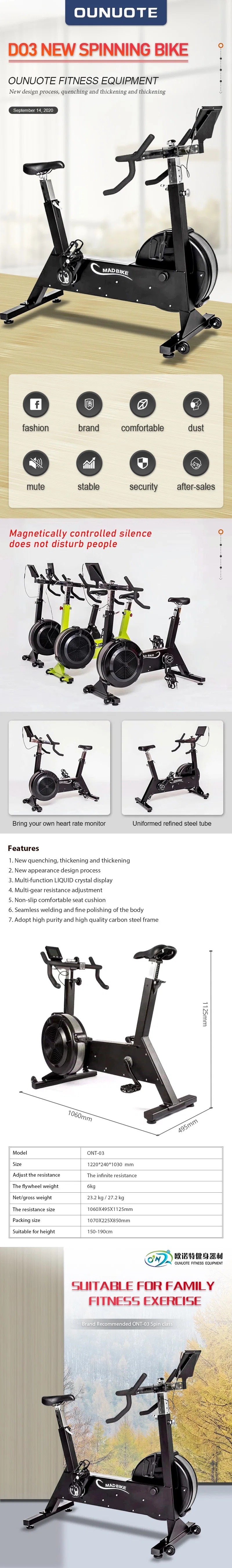 Fitness Equipment Gym Machine Commercial Spinning Bike &amp; Spin Bike