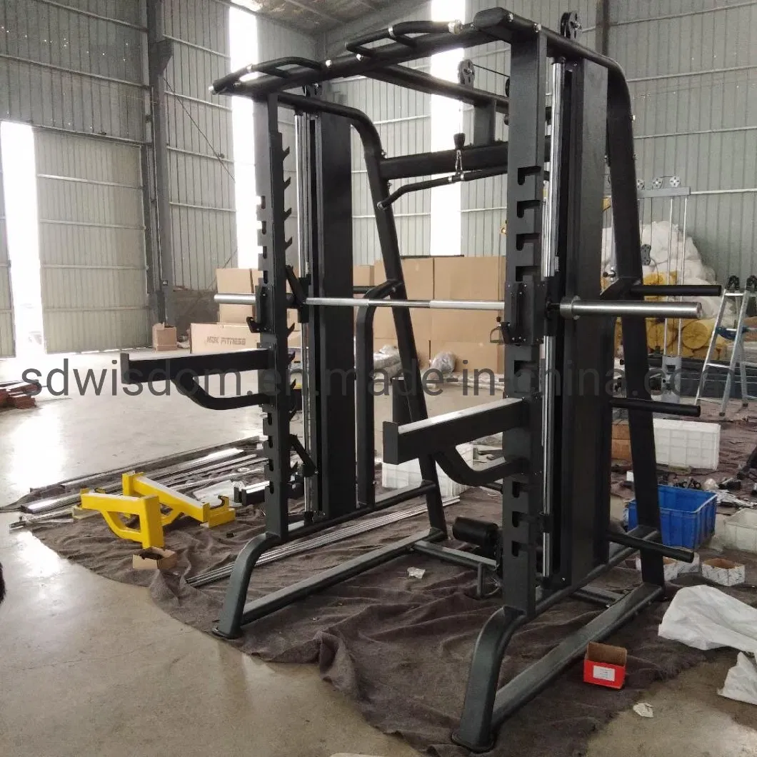 Commercial Adjustable Smith Multi Function Strength Trainer Smith Machine Gym