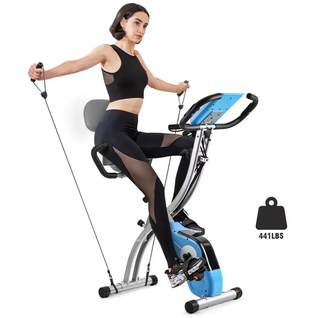 Practice Home Gym Fitness Foldable Exercise Spinning X Bike