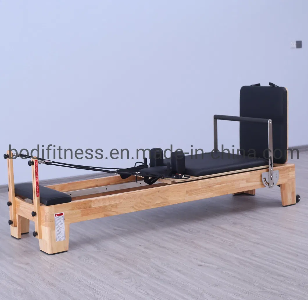 Hot Sale Home Use Gym Equipment Yoga Body Building Portable Folding Pilates Reformer