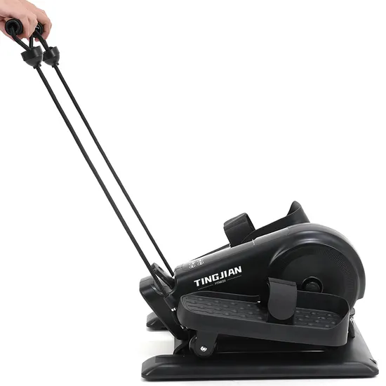 Home Use Under Desk Elliptical Machine Seniors Mini Cross Trainer with Ellipse Leg Exerciser for Gym Use 