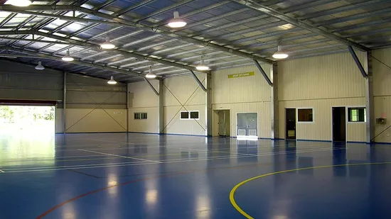Q355b Steel Structural Prefabricated Indoor Stadium Gym Sports Venue 