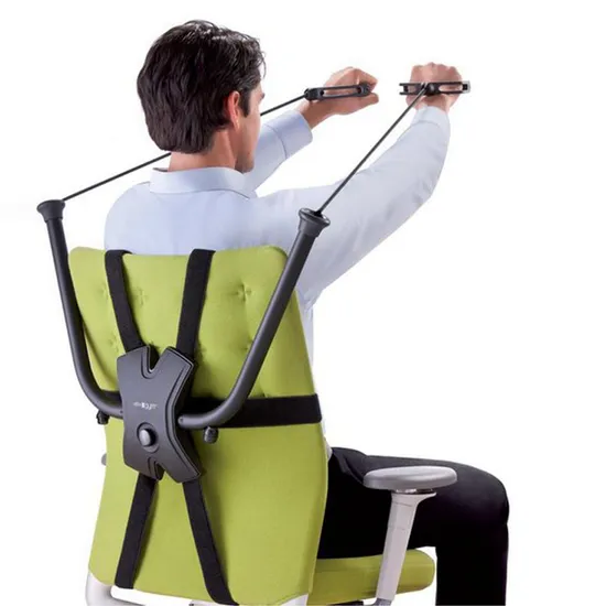 Home Office Gym Back Stretching Chair Pull up Exerciser 