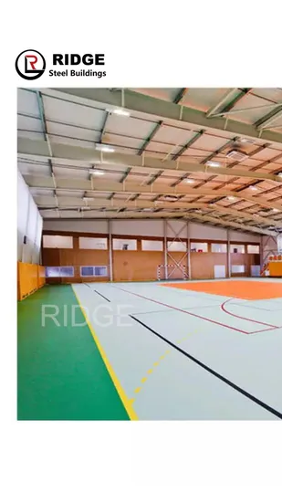 Building Construction Low Cost H Beam Prefab Steel Structure Basketball Gym for Sale 