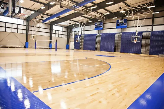 Prefabricated Light Steel Structure Indoor Basketball Gyms Court 
