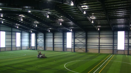 Manufacture Prefab Steel Structure Stadium Sport Hall Building Construction Gym 