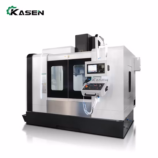 Double Worktable CNC Vertical Milling Machine a/B Exchange