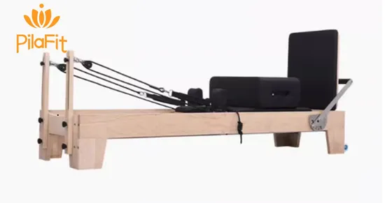 Good Quality Yoga Wholesale Aluminium Pilates Reformer Bed Wood White Folding Machinery for Sale and Home 