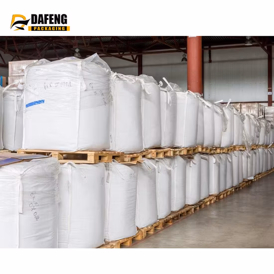 1250kgs Baffle Super Bag Sling 1.5ton Bag Jumbo Bag UV Coated FIBC Big 2000kg Tote Bag Super Sack Q Bulk Bag for Chemical Sand Cement Firewood Bag